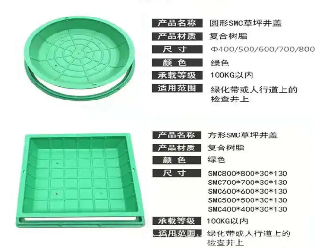防城树脂复合种植井盖展示